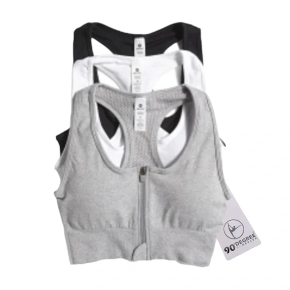 90 Degree By Reflex Rib Seamless Amelia Sport Bras